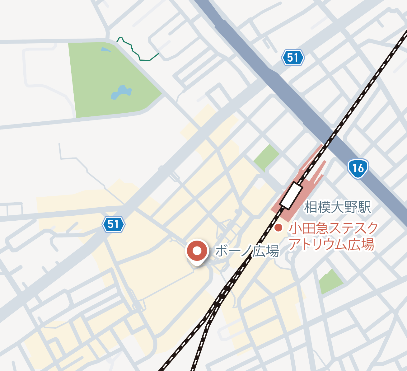 相模大野エリア地図