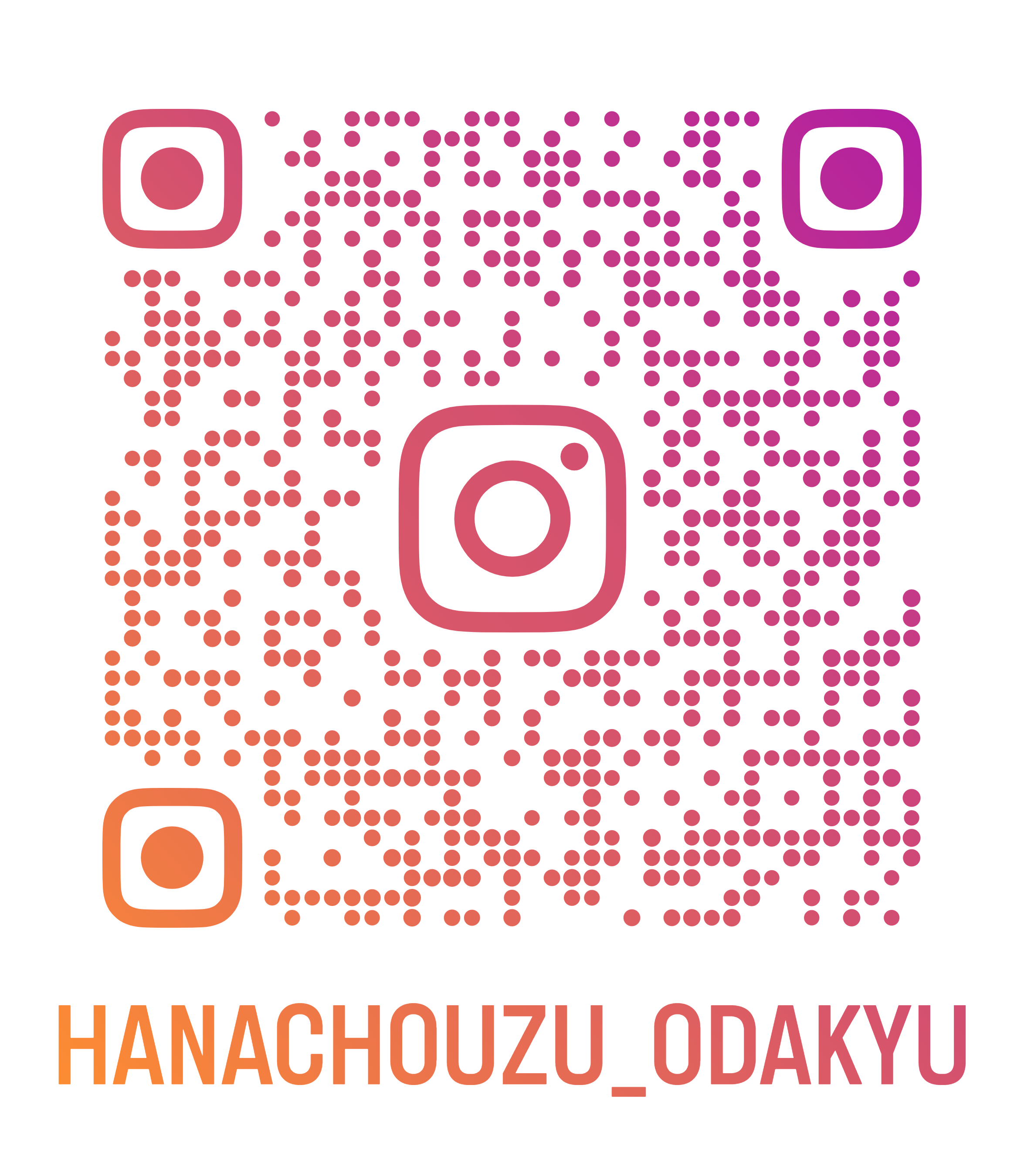 Instagram公式アカウントQRコード